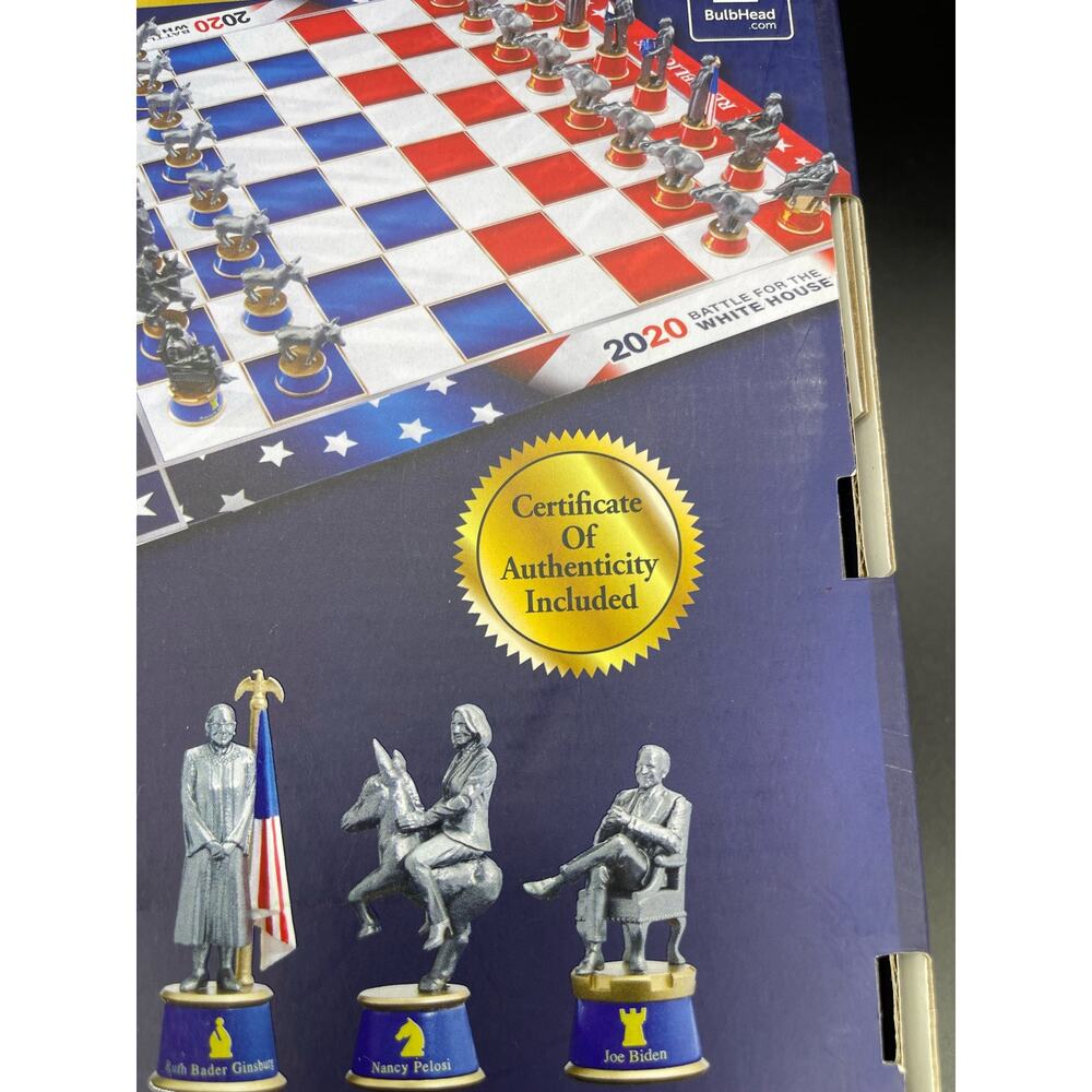 2020 Battle for the White House Chess Set by Bulbhead - Picture 11 of 13